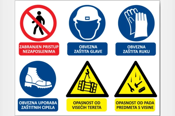 Tabla gradilišta sa znakovima opasnosti sa izradom u Rijeci - Omexprint tiskara Rijeka Tabla gradilišta sa znakovima opasnosti sa izradom u Rijeci - Omexprint tiskara Rijeka